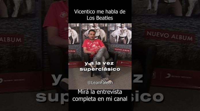 Vicentico me habla de Los Beatles #vicentico #lfc #losfabulososcadillacs #beatles #thebeatles