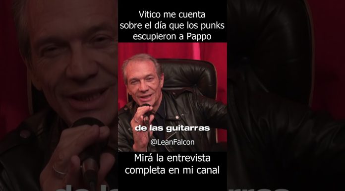 Vitico me cuenta sobre cuando los punks escupieron a Pappo #riff #quesearock #vitico #viticus #pappo
