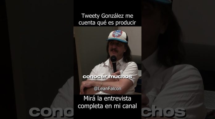 Tweety González, de Soda Stereo, me cuenta sobre producir música #sodastereo #gustavocerati